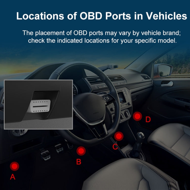Multifunctional OBD Vehicle Fault Diagnostic Instrument Performance Test - Orange