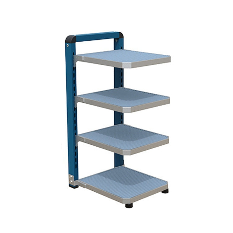 Adjustable Kitchen Pot Rack Household Multifunctional Folding Organizer, Style: 4 Layers