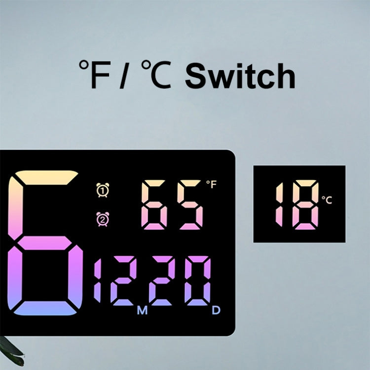5526 LED Digital Display Electronic Wall Clock Multifunctional Countdown Alarm Clock