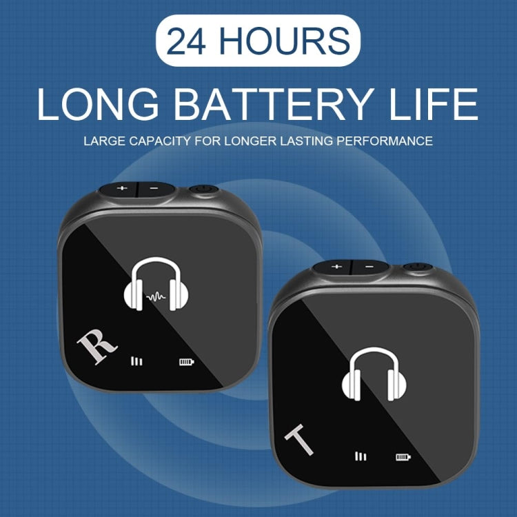 5.8G Wireless In Ear Monitor System Dual-Earphone Monitoring Transmitter Receiver, Spec: One To One