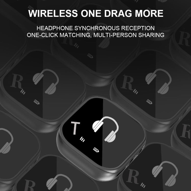 5.8G Wireless In Ear Monitor System Dual-Earphone Monitoring Transmitter Receiver, Spec: One To Two