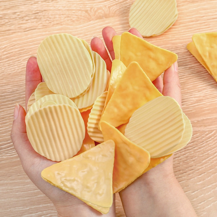 2pcs Potato Chip Sealing Clips Faux Shape Fun Handbook Decoration Food Bag Storage Clips