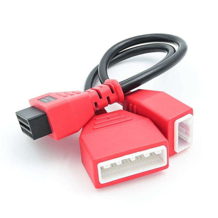 16+32 PIN OBD Gateway Adapter For Nissan - Red