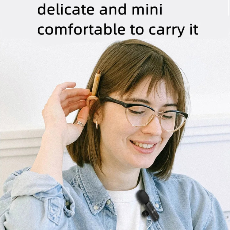 Elebest 3.5mm Wireless Lavalier Microphone Mini Clip-On Mic, Spec: One Drag One Set 3