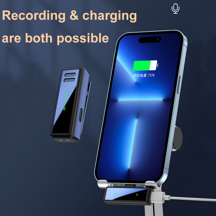 J88 Mini Intelligent Noise Reduction Wireless Collar Microphone, Spec: Type-C