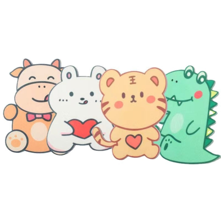 4pcs Bathroom Toilet Deodorant Stickers Felt Cute Cartoon Aromatherapy Decorative Wall Stickers, Size: 22x18cm