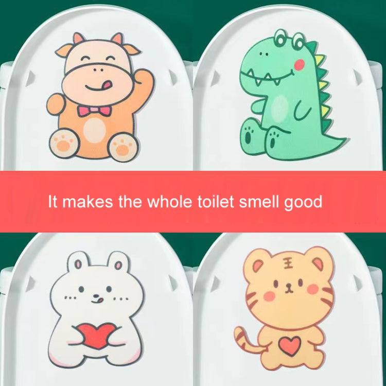 4pcs Bathroom Toilet Deodorant Stickers Felt Cute Cartoon Aromatherapy Decorative Wall Stickers, Size: 22x18cm