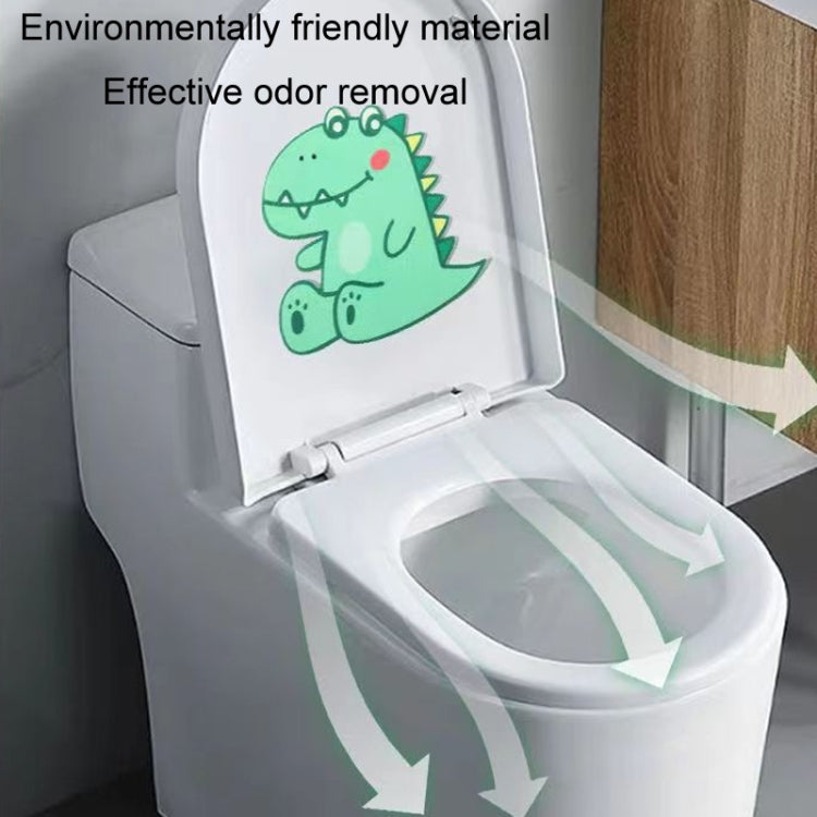 4pcs Bathroom Toilet Deodorant Stickers Felt Cute Cartoon Aromatherapy Decorative Wall Stickers, Size: 22x18cm