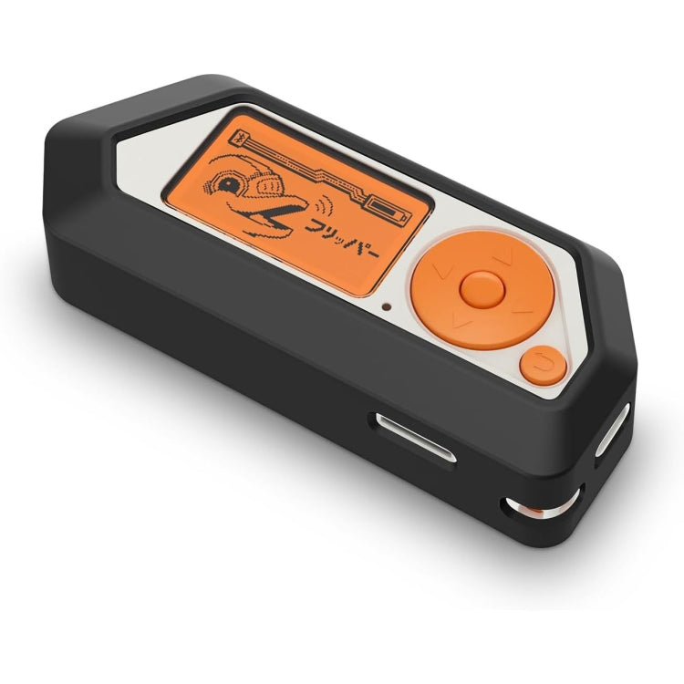 For Flipper Zero Electronic Pet Silicone Full-Cover Protective Case - Black