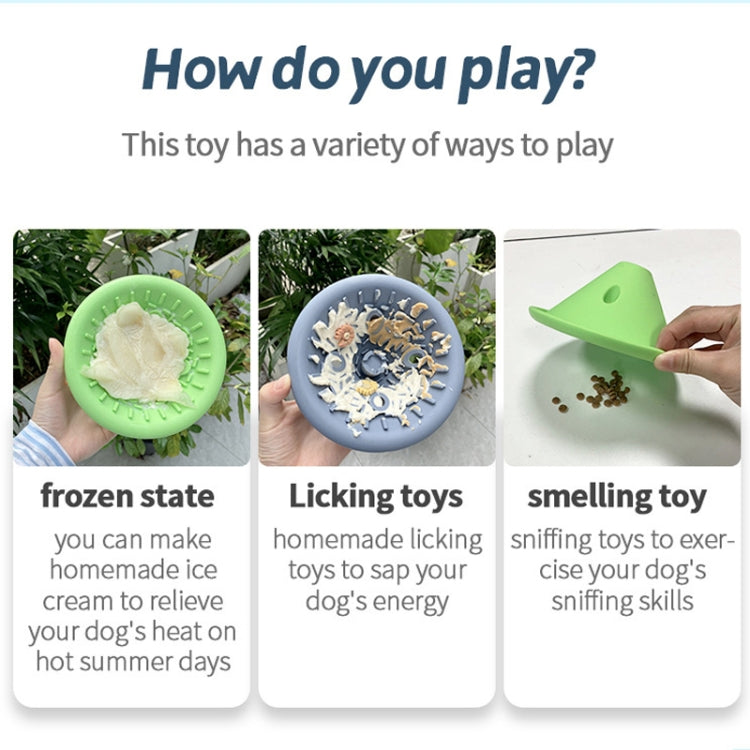 Silicone Dog Slow Feeder Bowl Fun Interactive Licking Toy