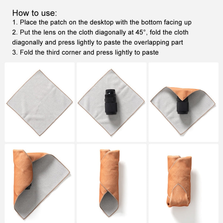 DSLR Camera Folding Cloth Photography Camera Folding Cloth Magic Protective Cloth, Color: 35x35cm Light Gray