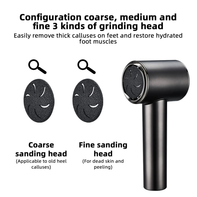 Electric Callus Remover with Vacuum Absorption 2 Speeds Adjustable Waterproof  Foot Care Tool