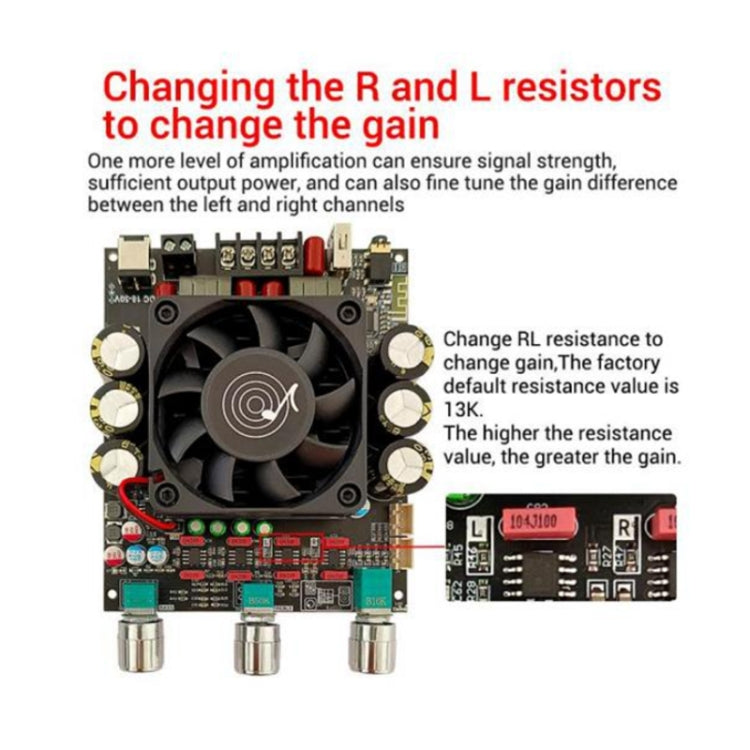 HIFI Dual-Channel High-Power TPA3255 Digital Amplifier Board - Split Type