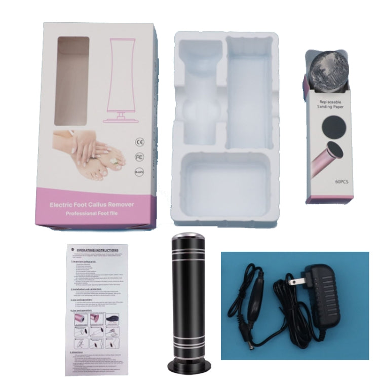 Electric Foot Grinder Calluses Dead Skin Remover With 60pcs Replaceable Sandpaper Discs UK Plug