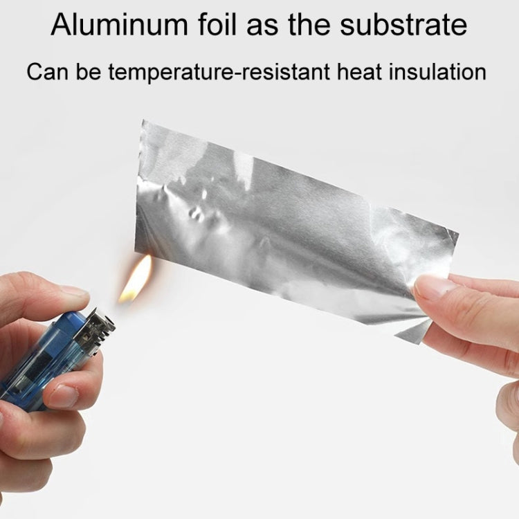 5cm x 5m x 0.06mm Kitchen Greaseproof Aluminum Foil Tape Pipe Seam Repairing Stickers