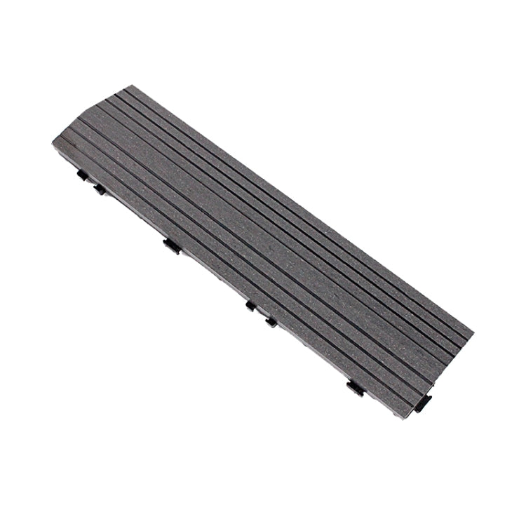 Outdoor Balcony Plastic Wood Waterproof Anti-Corrosion Sealing Floor, Color: Grey