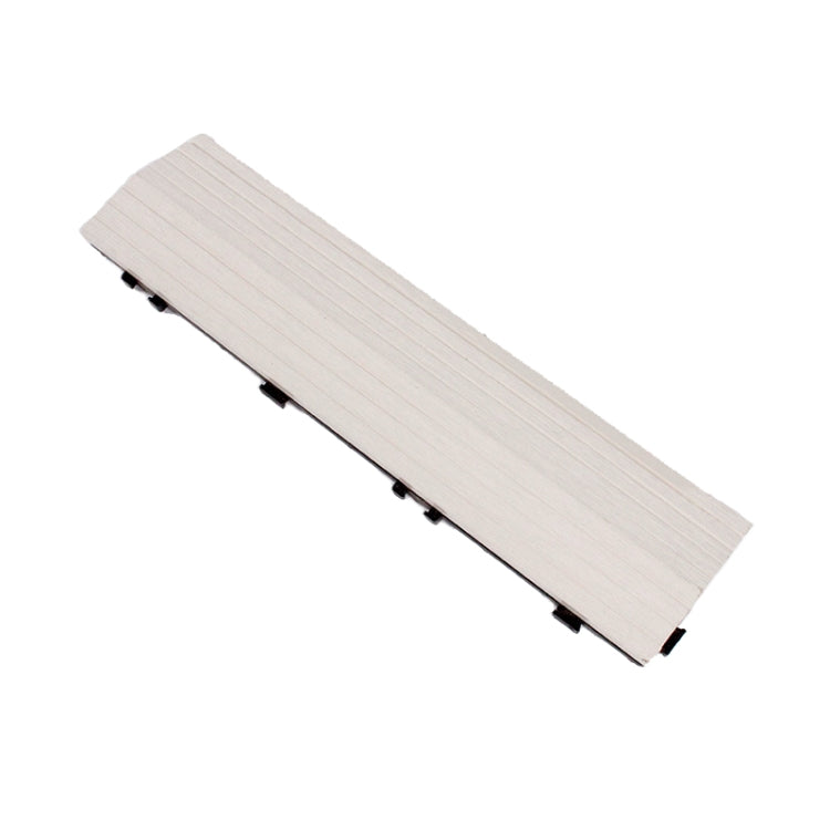 Outdoor Balcony Plastic Wood Waterproof Anti-Corrosion Sealing Floor, Color: White