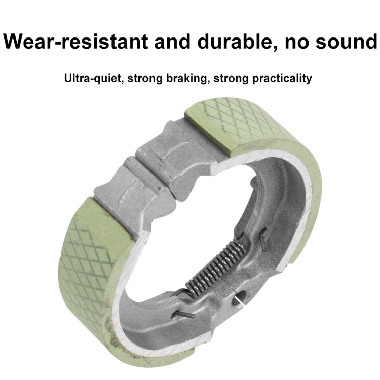 For Ninebot MAX G30 Electric Scooter Drum Brake Metal Brake Pads Rear Wheel Drum Brake - Green