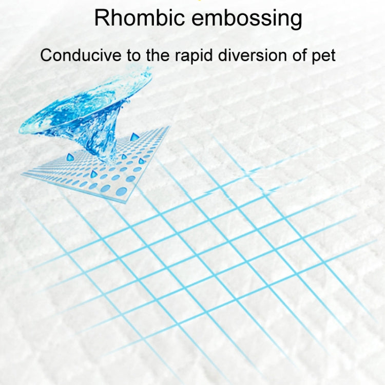 S 33 x 45cm 100pcs / Pack Pet Training Pads Thickened Water-Absorbent Dog Nappy Pad Diaper