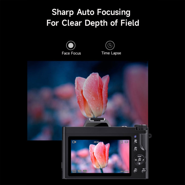 DC-201S 5K/30FPS 3.5-Inch 16X Six-Axis Anti-Shake HD Digital Camera With UV Lens