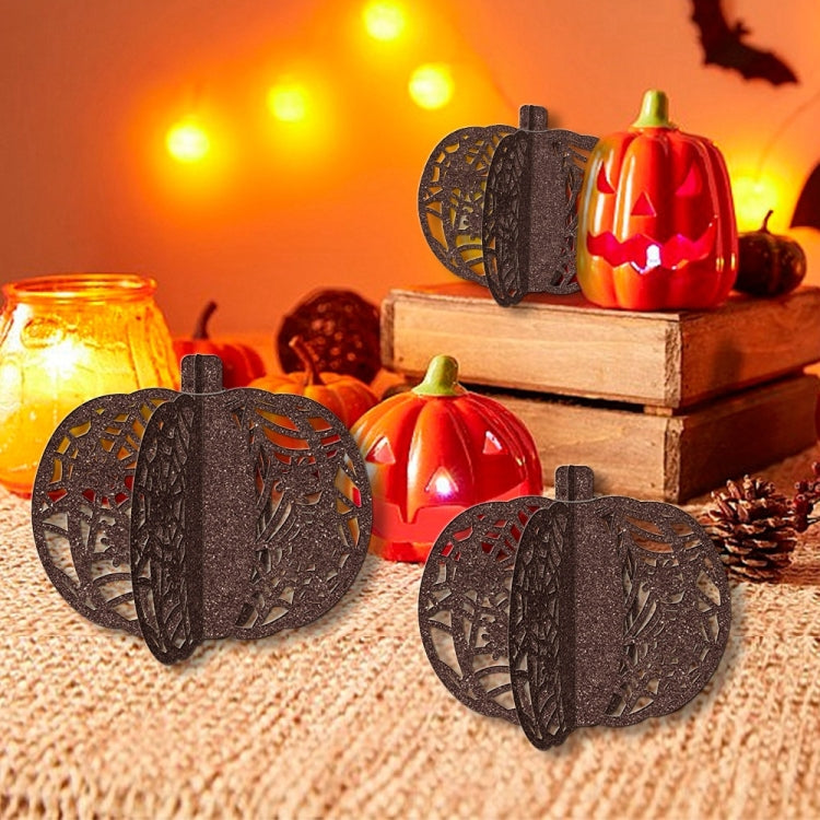 3pcs /Set Halloween Pumpkin Ornament Party Tabletop Decoration