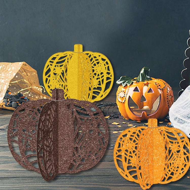 3pcs /Set Halloween Pumpkin Ornament Party Tabletop Decoration