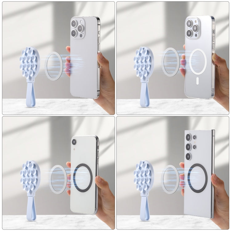 Suction Cup Magnetic Silicone Phone Holder Phone Case Grip Holder