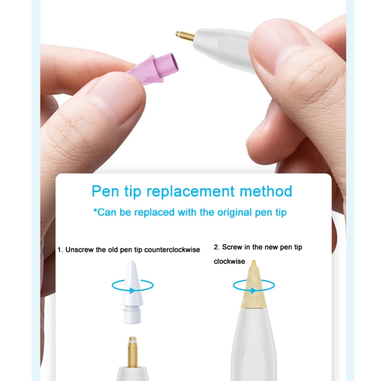 For Apple Pencil 1 / 2 Generation & USB-C Stylus Modified Pen Tip Diamond Crystal Pencil Nib