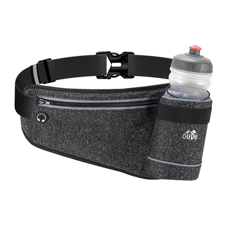 OUDU Outdoor Sports Water Bottle Waist Pack Multifunctional Running And Fitness Gear, Style: With Bottle