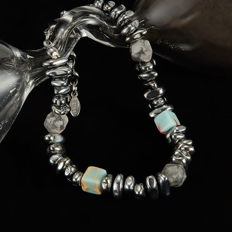 OPK GS1548 Personalized Splicing Stainless Steel Bracelet