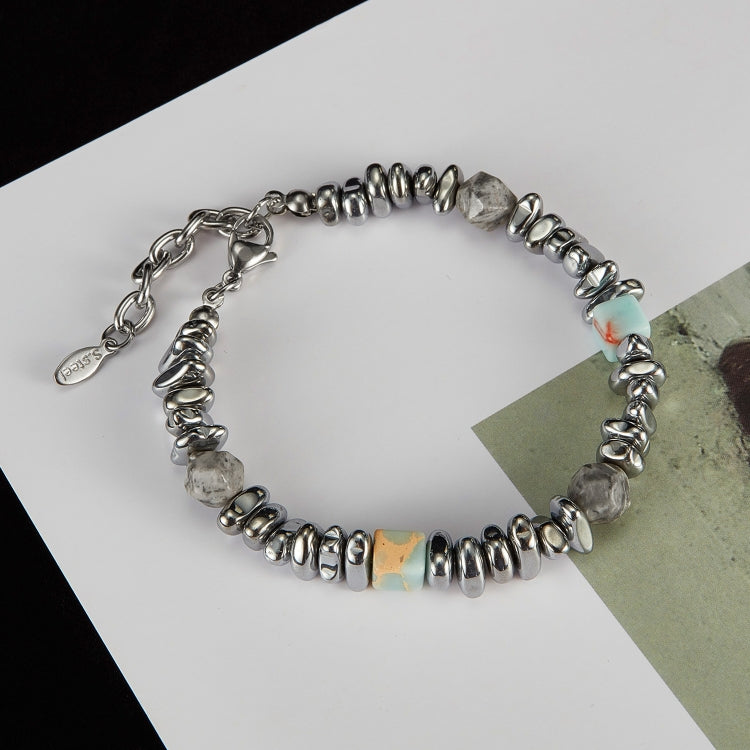 OPK GS1548 Personalized Splicing Stainless Steel Bracelet