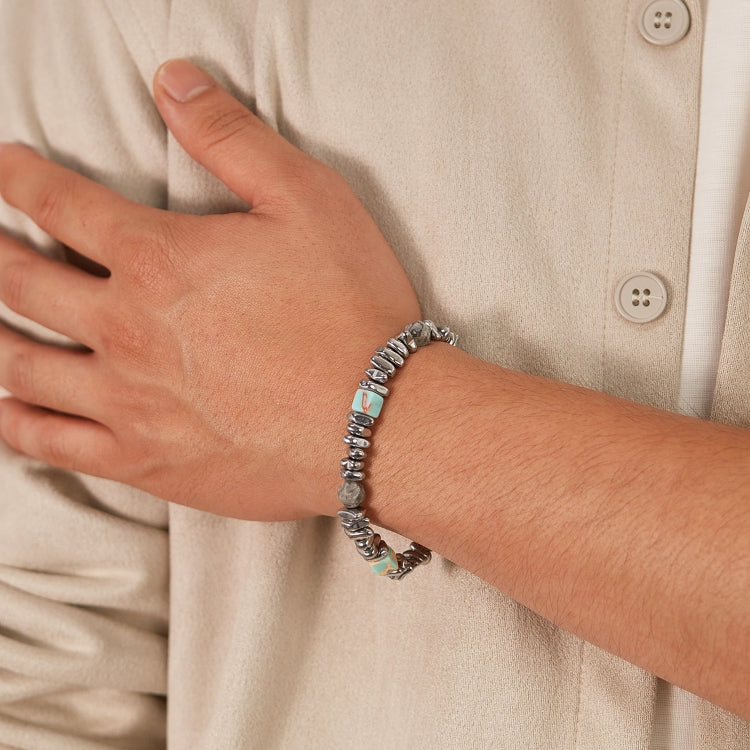 OPK GS1548 Personalized Splicing Stainless Steel Bracelet