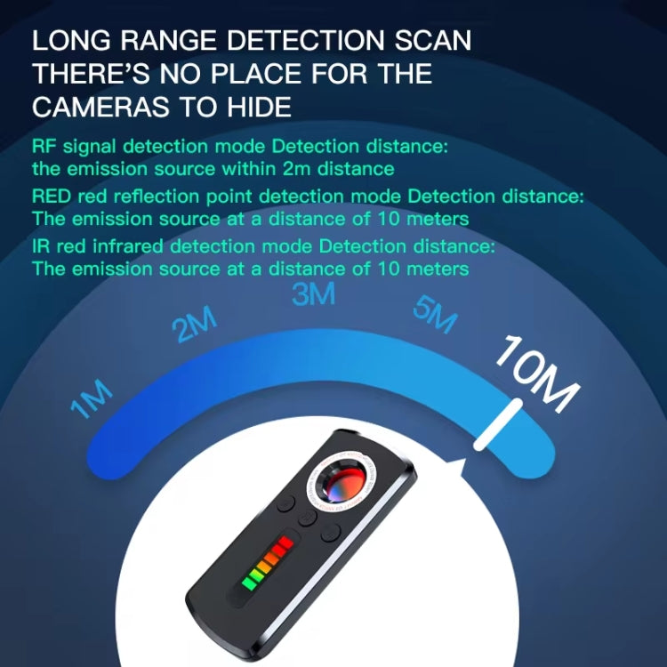 Anti-Camera Anti-Surveillance GPS Car Positioning Scanning Detector - GS40
