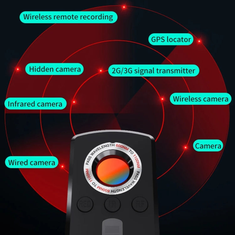 Anti-Camera Anti-Surveillance GPS Car Positioning Scanning Detector - GS40