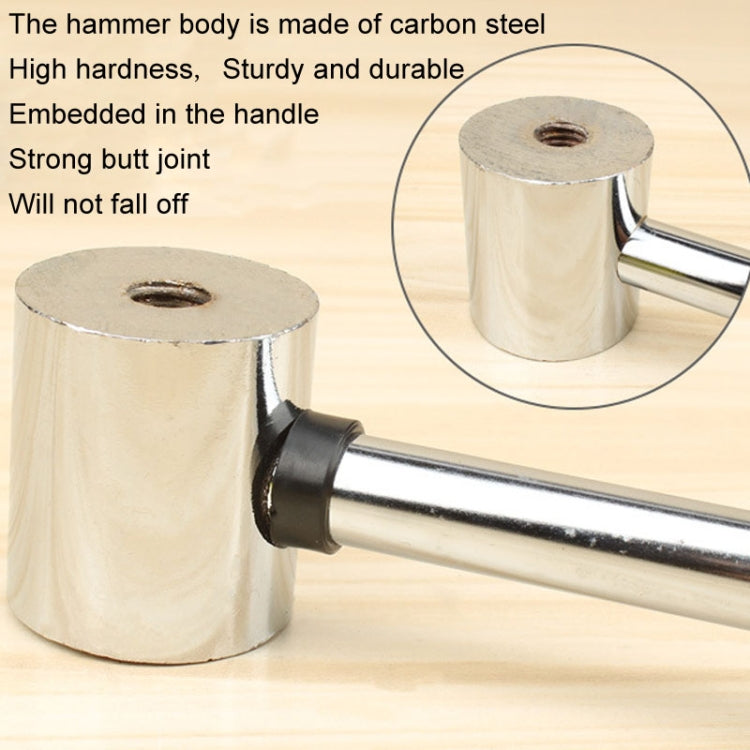 30mm No Bounce Mounting Hammer Handmade DIY Double Face Tap Rubber Hammer