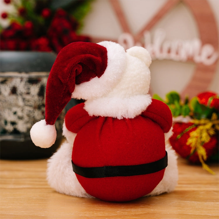 Plush Bear Doll Christmas Ornaments Cute Doll Decorations Christmas Children Gifts - Sitting Posture