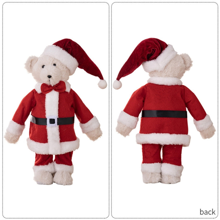 Plush Bear Doll Christmas Ornaments Children Christmas Gift Dolls - Standing Posture