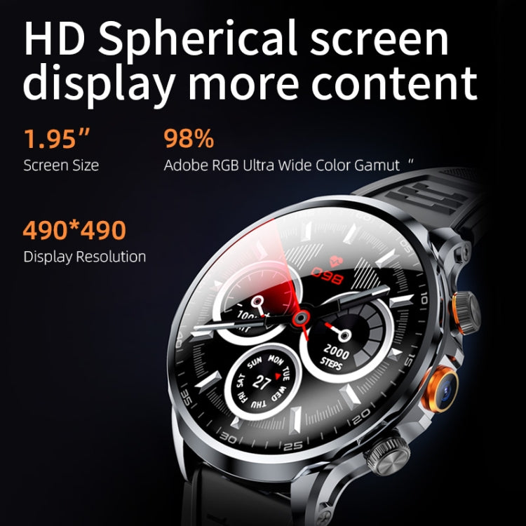 H18 Ultra-Thin Round Ball Screen 1.95 Inch Plug-In Phone Smart Watch 32G