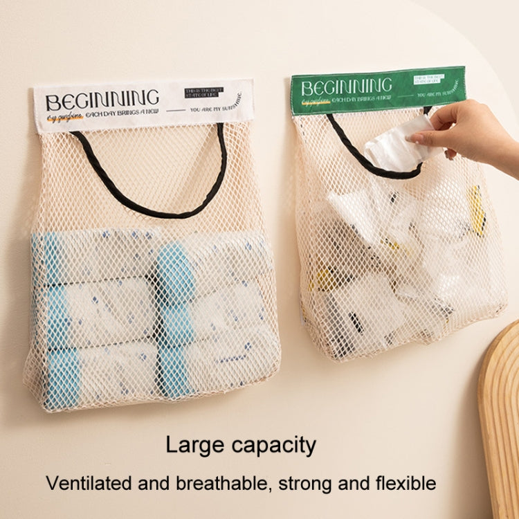 Kitchen Stick Storage Bag Breathable Large Capacity Sundry Hanging Bag Garbage Pouch
