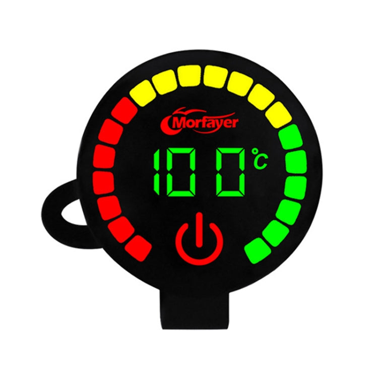Morfayer Motorcycle Dual Display Intelligent Alarm Power Meter, Model: Water Temperature Meter - Random Color Delivery