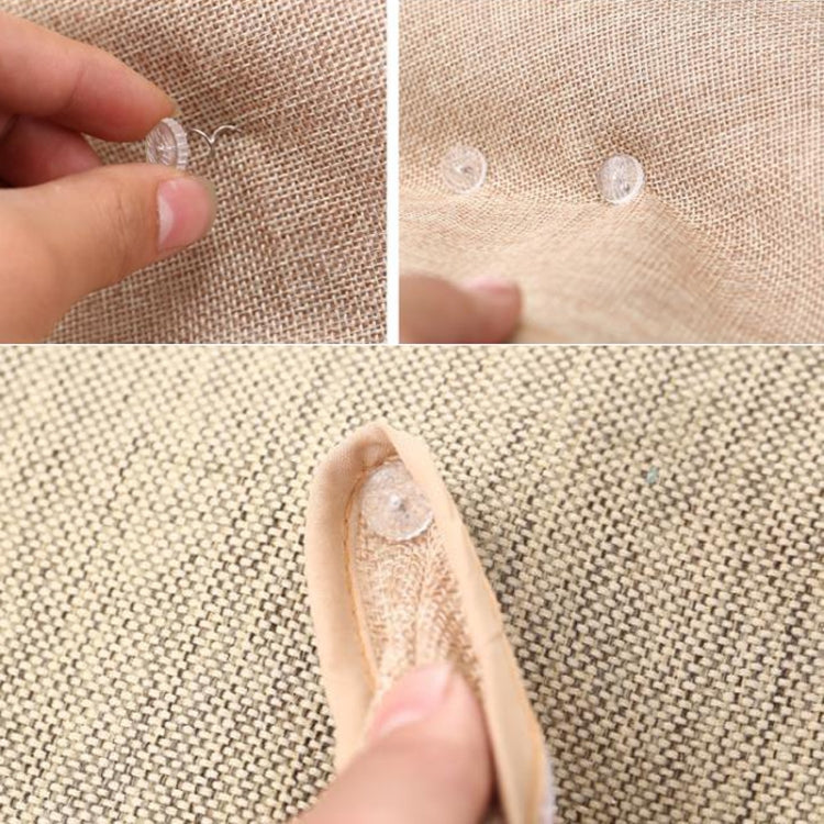 20pcs /Box Twist Nails Transparent Spiral Nails Sofa Cushion Bed Sheet Skirt Fixer - Round