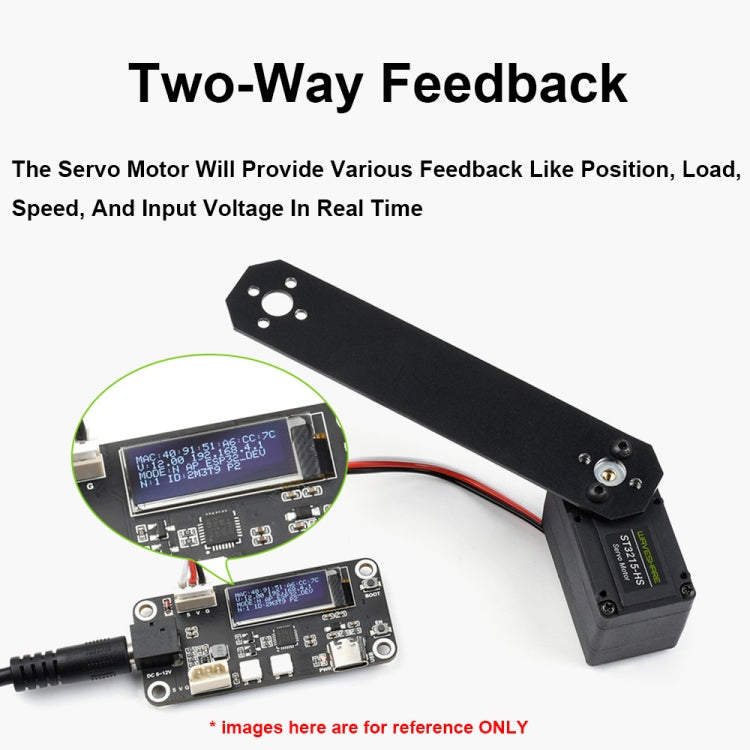 Waveshare 25127 20kg.Cm 106PRM High Speed Bus Servo Motor - ST3215-HS