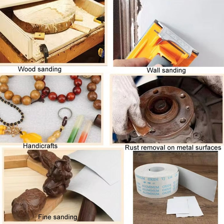 320 Mesh 100x10cm Hand Tear Sanding Soft Cloth Gauze Paper Sanding Tools