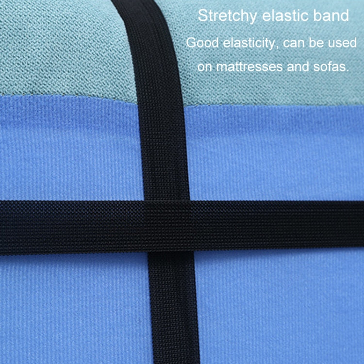 4pcs Sofa Fixer Fabric Sofa Cushion Fixing Strap Blanket Sheet Fastening Buckle, Color: Large Black