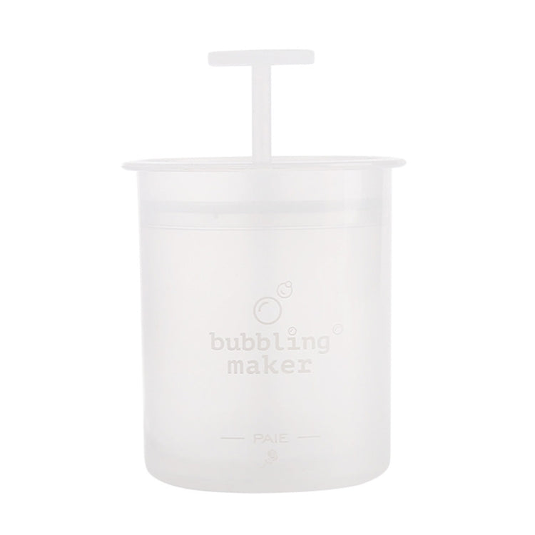 Facial Cleanser Foaming Maker Bubbler Cup Travel Portable Manual Foaming Bottle, Color: Small Transparent
