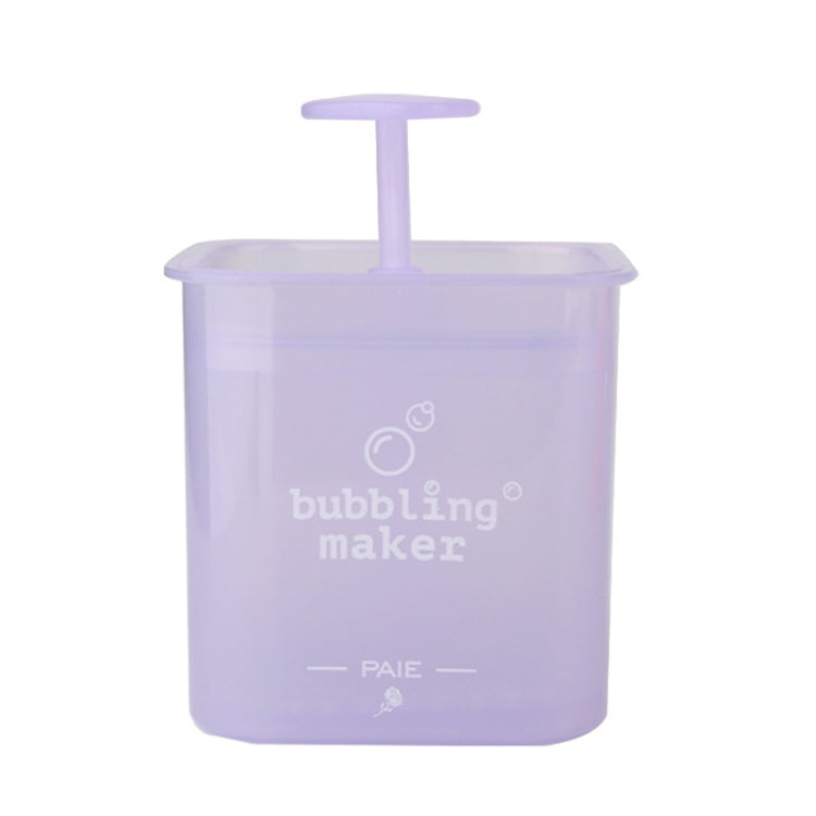 Facial Cleanser Foaming Maker Bubbler Cup Travel Portable Manual Foaming Bottle, Color: Large Purple