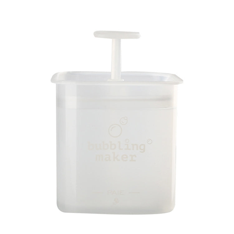 Facial Cleanser Foaming Maker Bubbler Cup Travel Portable Manual Foaming Bottle, Color: Large Transparent