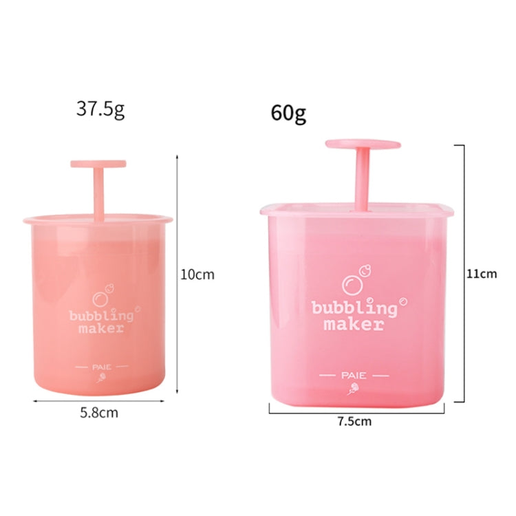 Facial Cleanser Foaming Maker Bubbler Cup Travel Portable Manual Foaming Bottle, Color: Small Pink