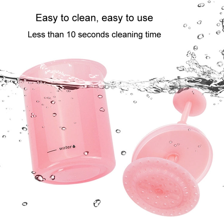 Facial Cleanser Foaming Maker Bubbler Cup Travel Portable Manual Foaming Bottle, Color: Large Purple