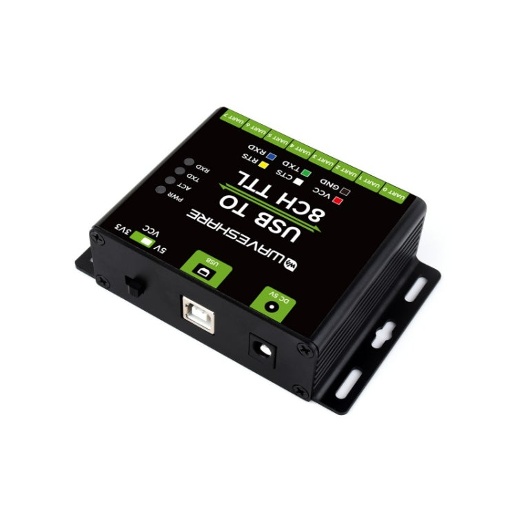 Waveshare 27076 Industrial USB TO TTL UART Serial Communication Module Converter - USB TO 8CH TTL